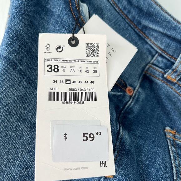 Jeans Zara the skinny lot 1017 - Picture 3 of 6